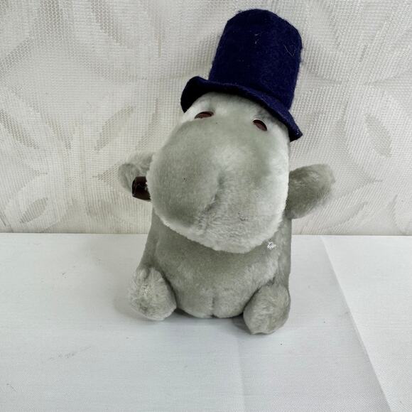 5 for $25| Papa Grey Moomin Moominpappa Banpresto 1994 Plush 6" Toy Doll Japan - Picture 5 of 6